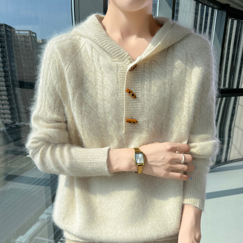 100% Pure Mink Cashmere Knitte - Wool Coat Peacoat ulasan dan harga