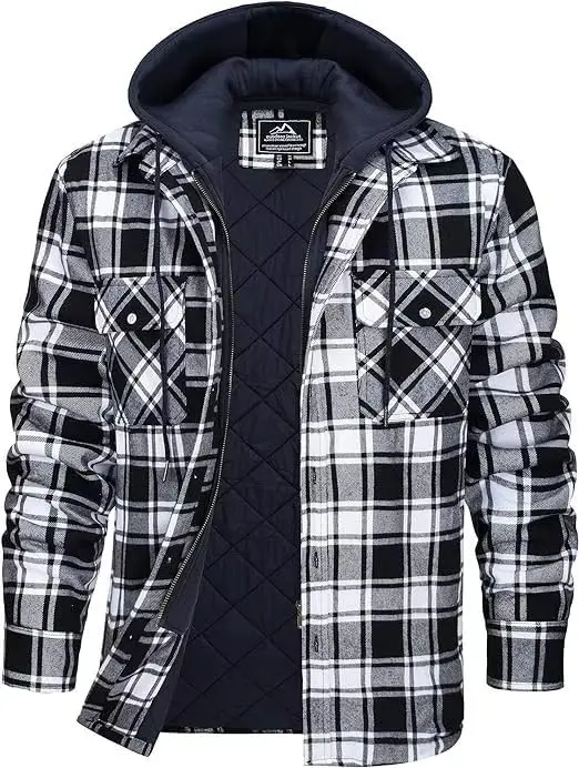 2026 Men's Flannel Shirt Jacke - Flannel Shirt Lined ulasan dan harga